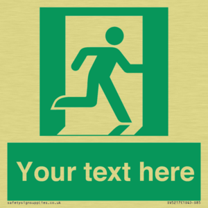 Custom Safe condition: Emergency exit (right hand)